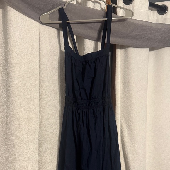 Navy Blue Women’s maxi with cross back - Picture 1 of 6